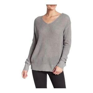 Nordstrom Rack Knot Back Sweater Grey